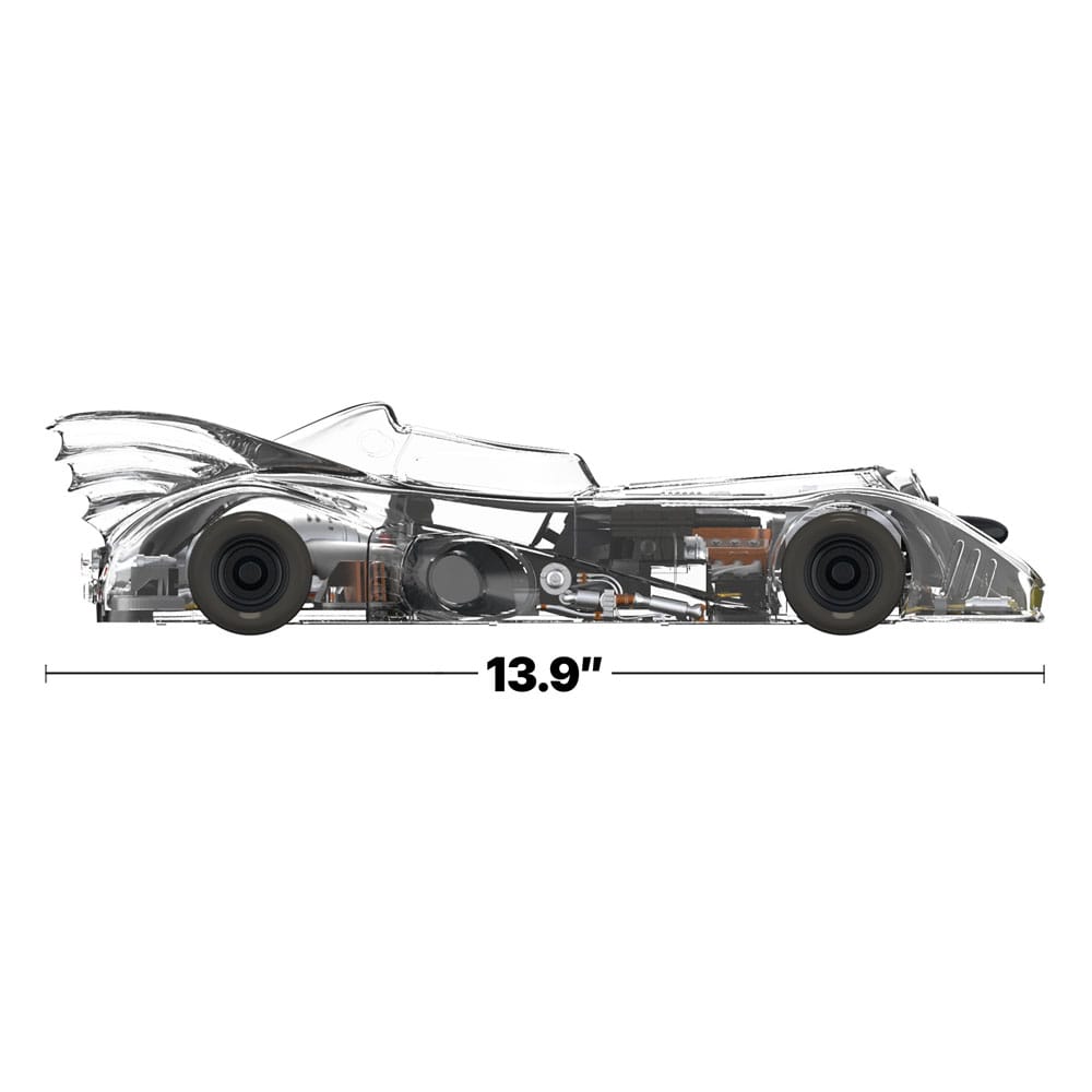 Batman 1989 Super Cyborg Kjøretøy Batmobile 1989 (Clear) 35 cm Super7