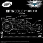 Batman 1989 Super Cyborg Vehicle Batmobile Tumbler (Full Color) 33 cm Super7