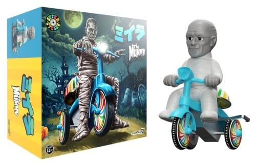 Universal Monsters Super Cycles Fordon The Mummy (Ljusgrå med blå trehjuling)
