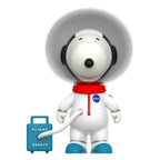 Peanuts Supersize Vinyl Actionfigur Snoopy Vit Rymddräkt 30 cm Super7