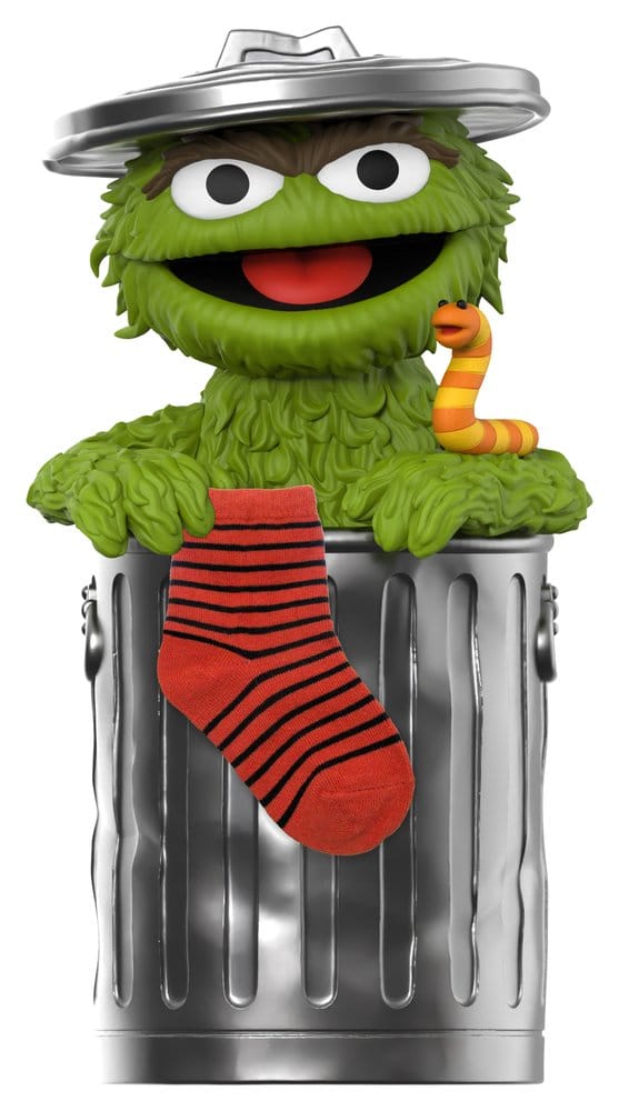 Sesame Street Extra Stor Figur Oscar The Grouch