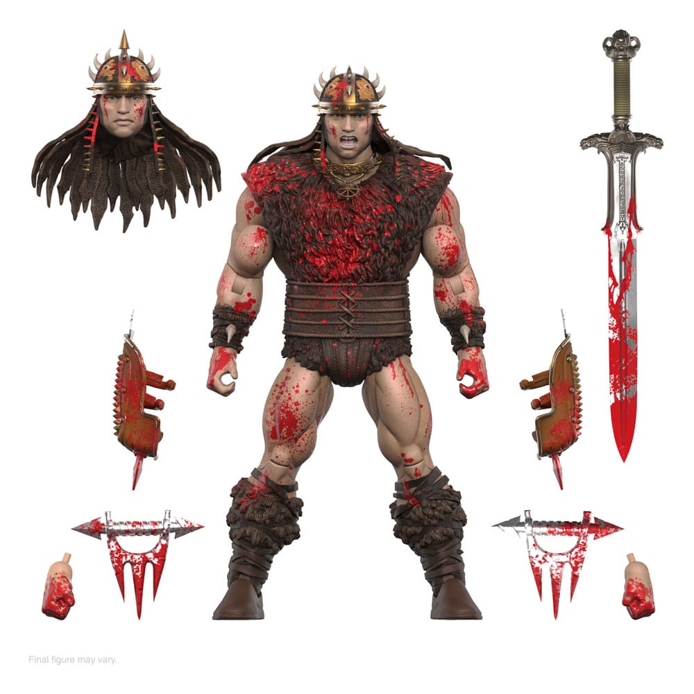 Conan the Barbarian Ultimates Action Figur Conan Blood Soaked Pit Fighter 18 cm Super7