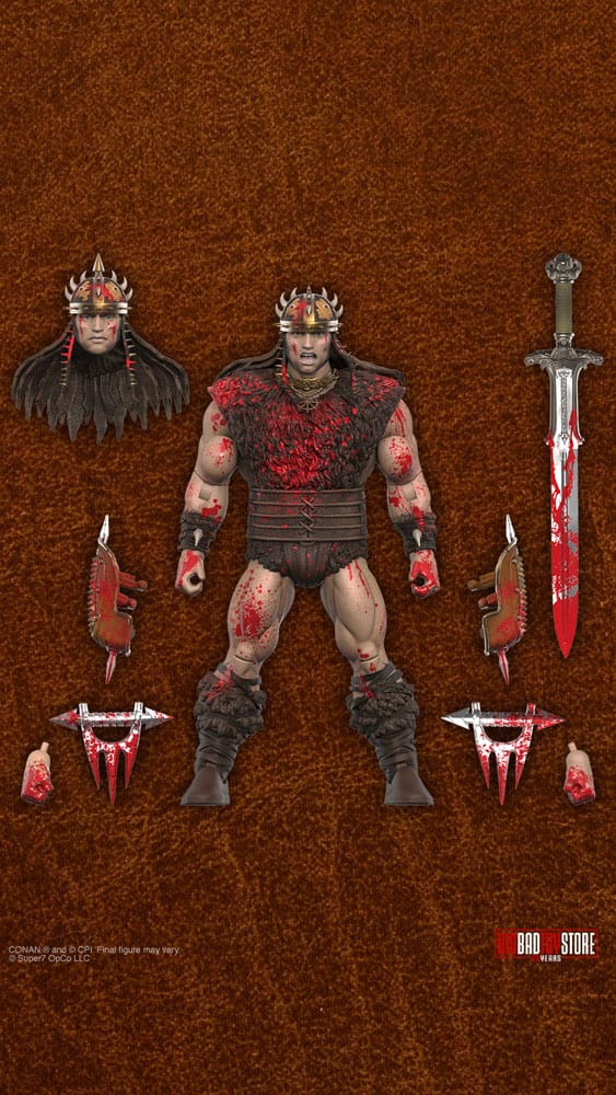 Conan the Barbarian Ultimates Action Figur Conan Blood Soaked Pit Fighter 18 cm Super7