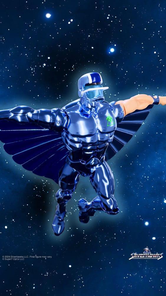 SilverHawks Ultimates Action Figur Steelwill (Toy Version Vac Metal) 18 cm Super7