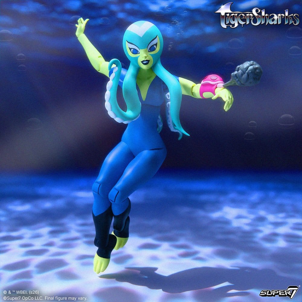 TigerSharks Ultimates Wave 01 Action Figur Octavia (Hybrid) 18 cm