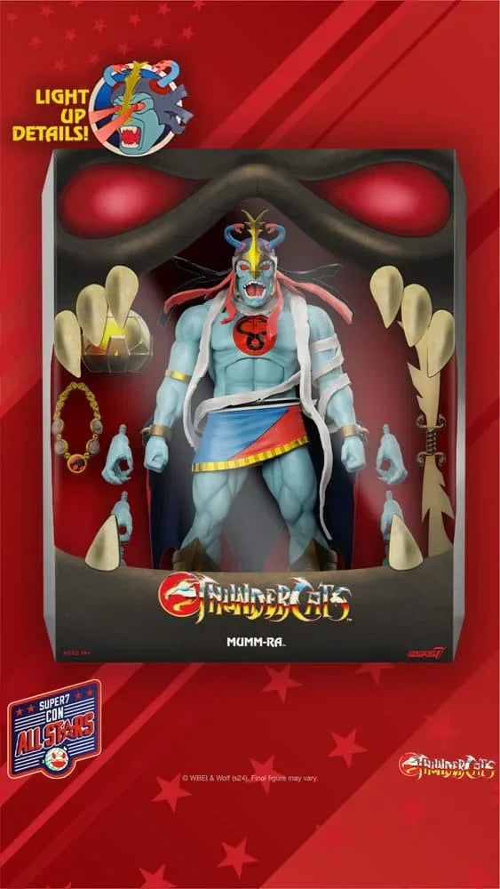 Thundercats Ultimates Action Figure Mumm-Ra (LED Ögon) 18 cm Super7