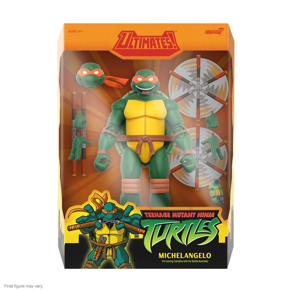 Teenage Mutant Ninja Turtles Ultimates Action Figur Wave 12 Michelangelo 18 cm Super7