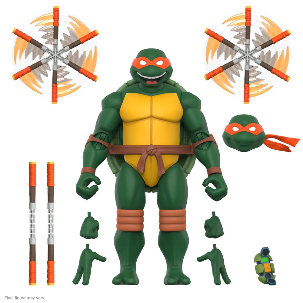Teenage Mutant Ninja Turtles Ultimates Action Figur Wave 12 Michelangelo 18 cm Super7