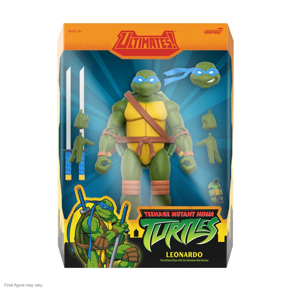 Teenage Mutant Ninja Turtles Ultimates Action Figur Wave 12 Leonardo 18 cm Super7