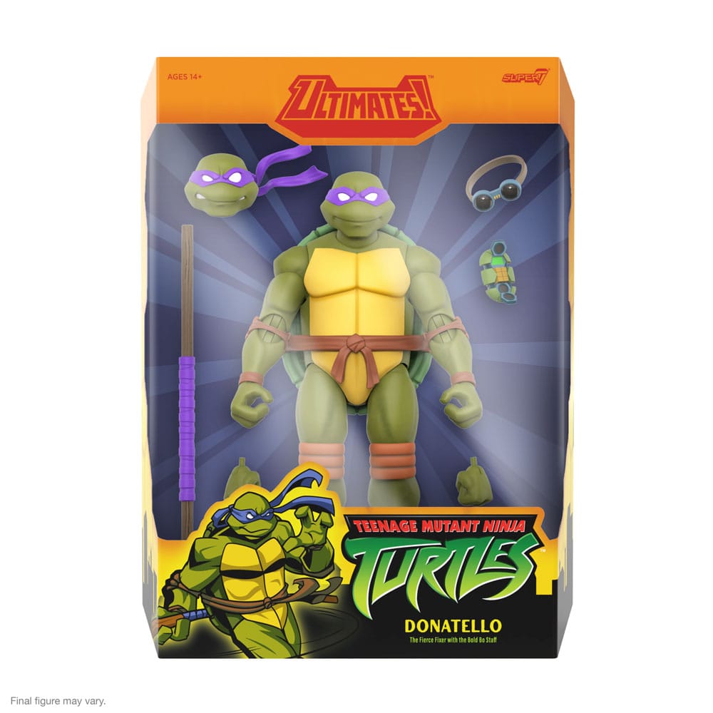Teenage Mutant Ninja Turtles Ultimates Action Figur Wave 12 Donatello 18 cm Super7