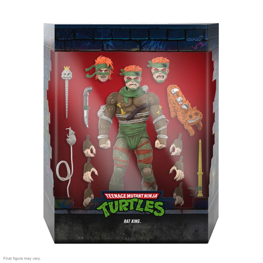 Teenage Mutant Ninja Turtles Ultimates Action Figure Rat King 18 cm Super7