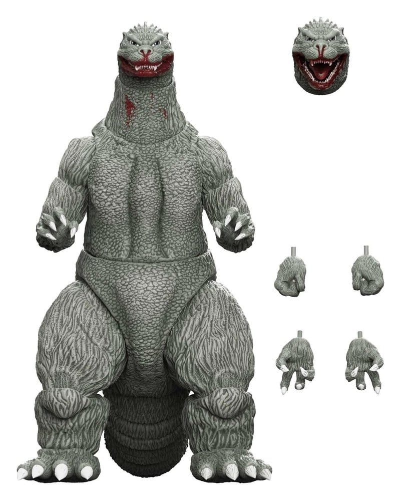 Godzilla (1989) Toho Ultimates Action Figur - Godzilla (Greyscale Comic Book - Thirsty for Blood) 24 cm