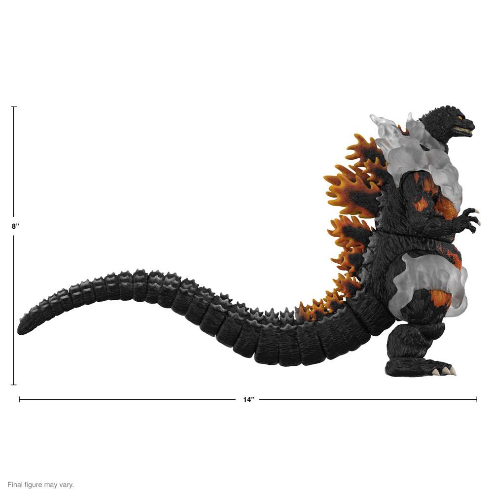 Toho Ultimates Action Figur Burning Godzilla 1995 20 cm Super7