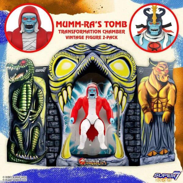 Thundercats Vintage Collection Action Figurr 2-Pack Mumm-Ra's Tomb 14 cm Super7