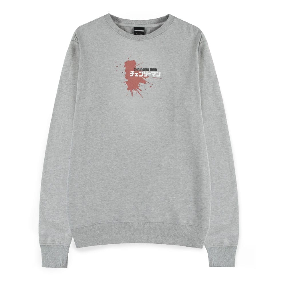 Chainsaw Man Sweater Power Grey Melange Size XXL