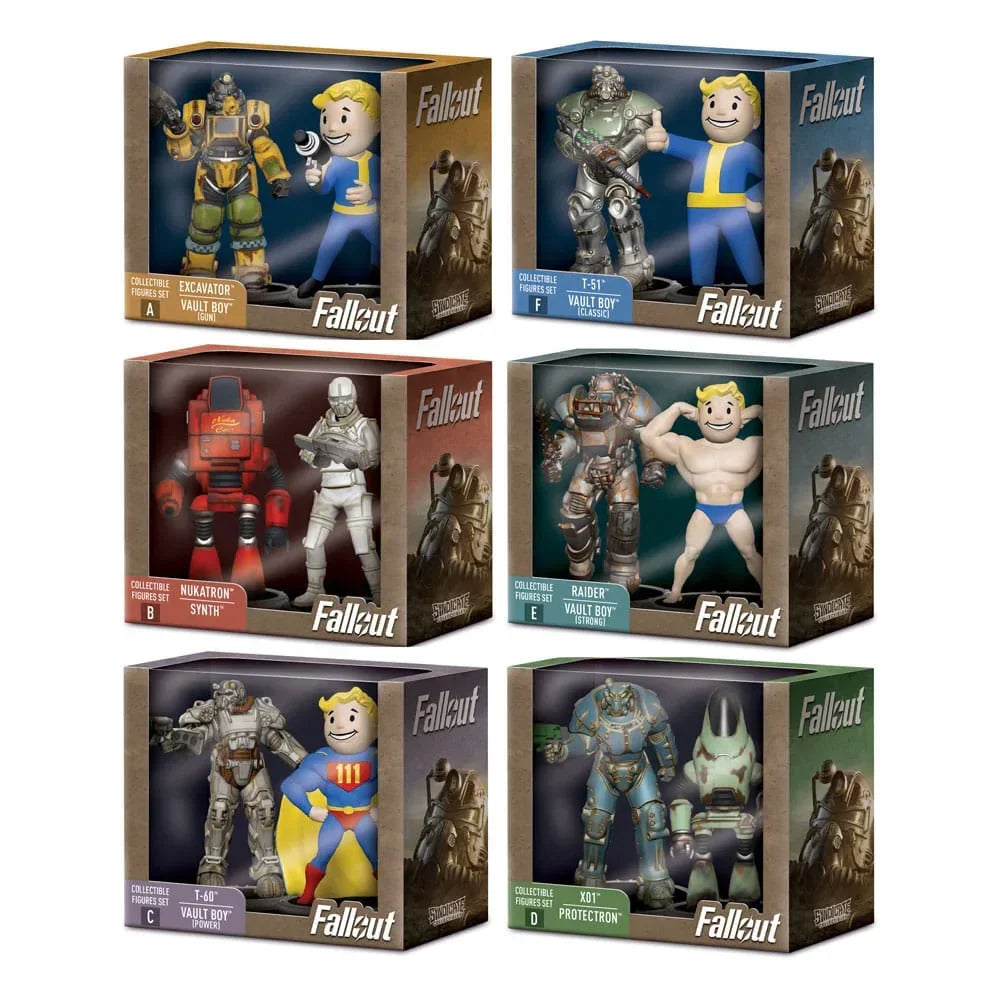 Fallout Mini Figures 2-Pack 7 cm Assortiment (6) Syndicate Collectibles