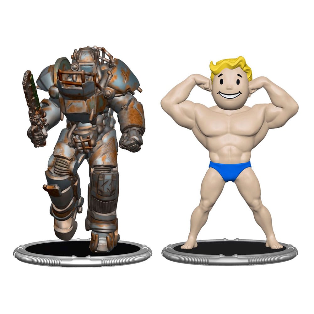 Fallout Mini Figures 2-Pack Set E Raider & Vault Boy (Strong) 7 cm Syndicate Collectibles