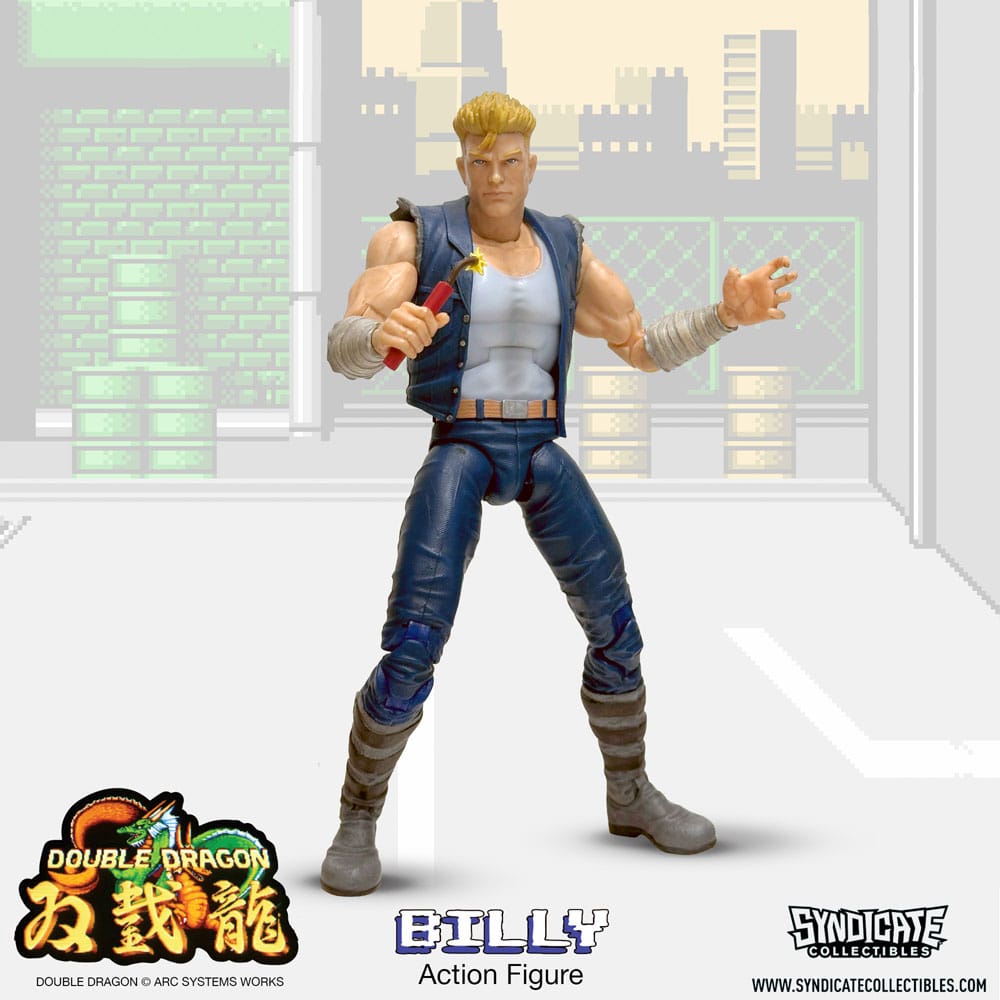 Double Dragon Deluxe Action Figure 1/12 Billy 18 cm Syndicate Collectibles