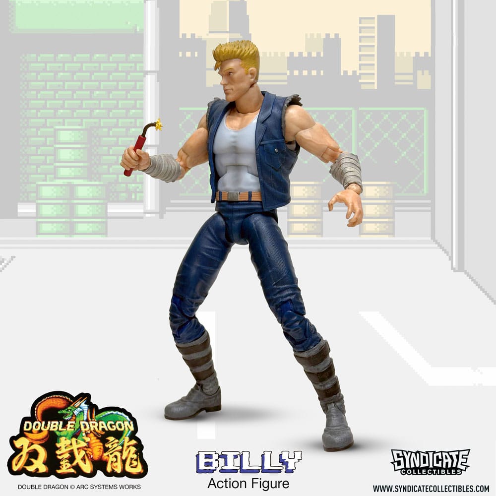 Double Dragon Deluxe Action Figure 1/12 Billy 18 cm Syndicate Collectibles