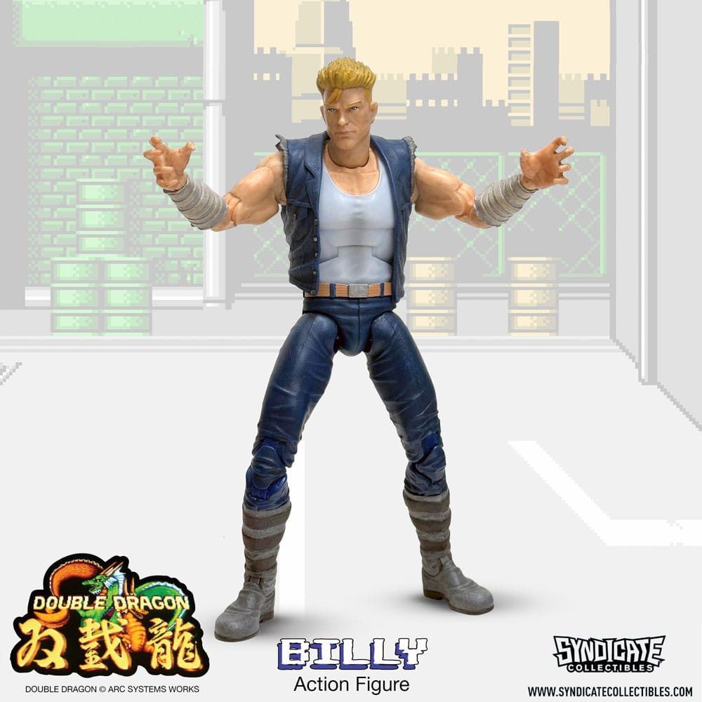 Double Dragon Deluxe Action Figure 1/12 Billy 18 cm Syndicate Collectibles