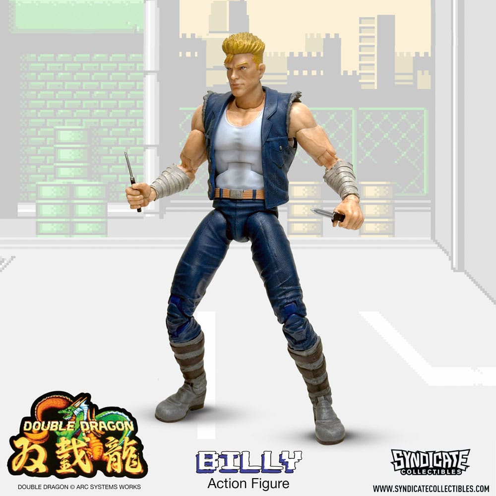 Double Dragon Deluxe Action Figure 1/12 Billy 18 cm Syndicate Collectibles