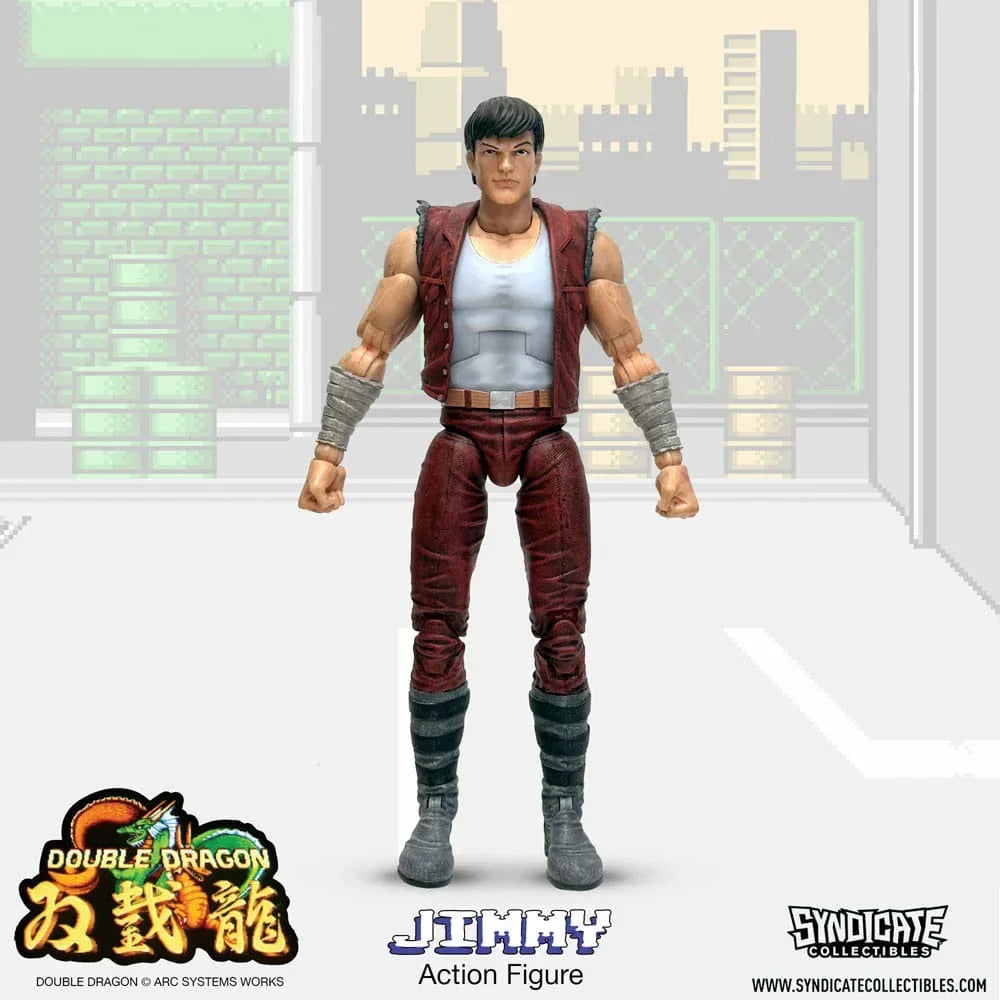 Double Dragon Deluxe Action Figure 1/12 Jimmy 18 cm Syndicate Collectibles