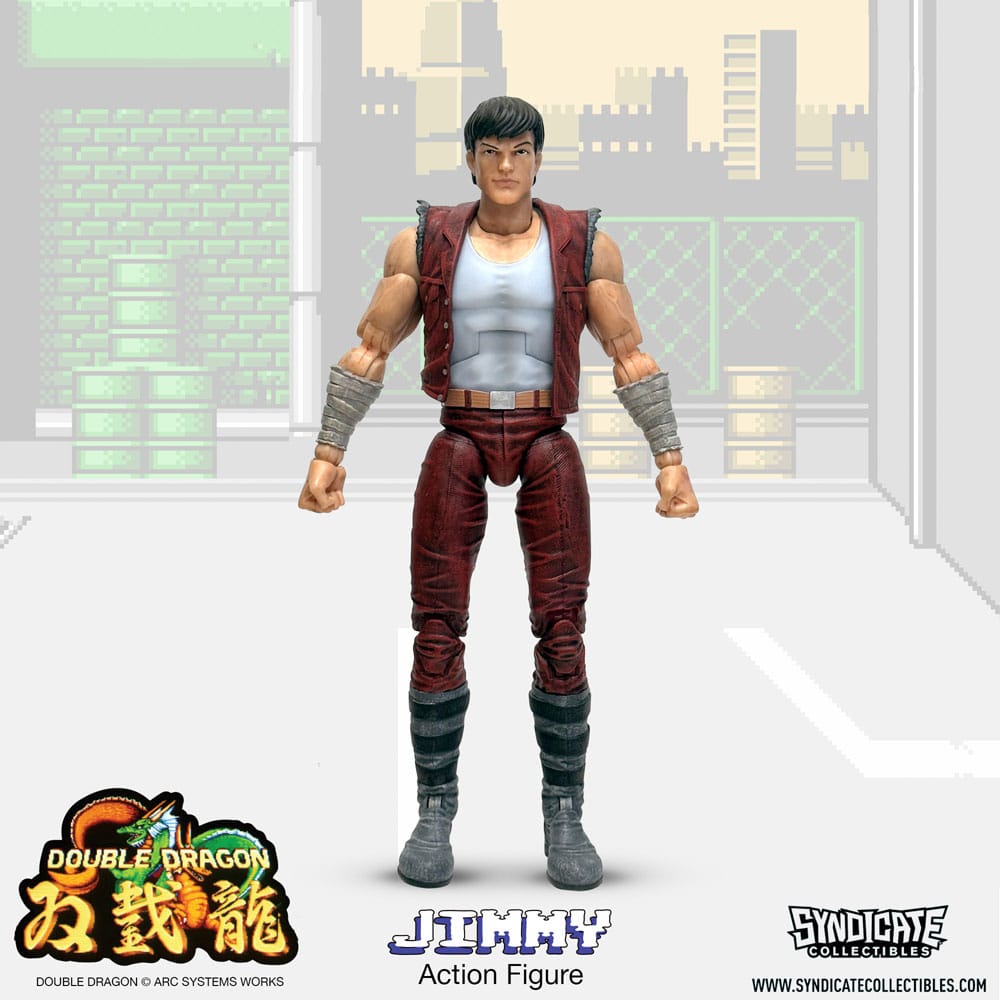 Double Dragon Deluxe Action Figure 1/12 Jimmy 18 cm Syndicate Collectibles