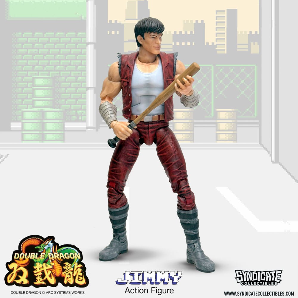 Double Dragon Deluxe Action Figure 1/12 Jimmy 18 cm Syndicate Collectibles