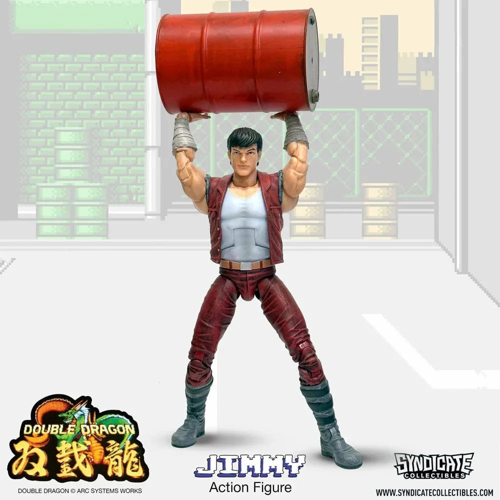 Double Dragon Deluxe Action Figure 1/12 Jimmy 18 cm Syndicate Collectibles