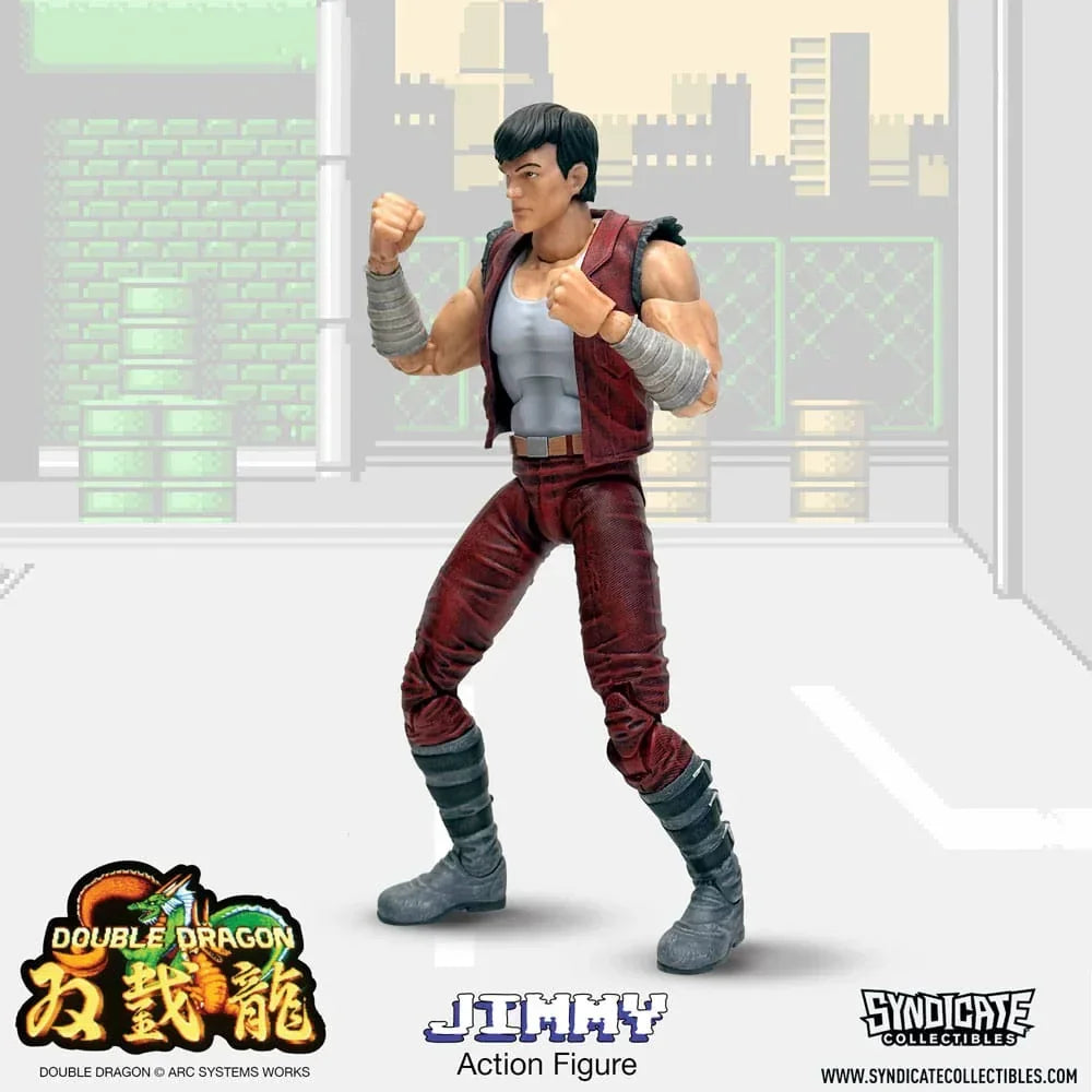 Double Dragon Deluxe Action Figure 1/12 Jimmy 18 cm Syndicate Collectibles