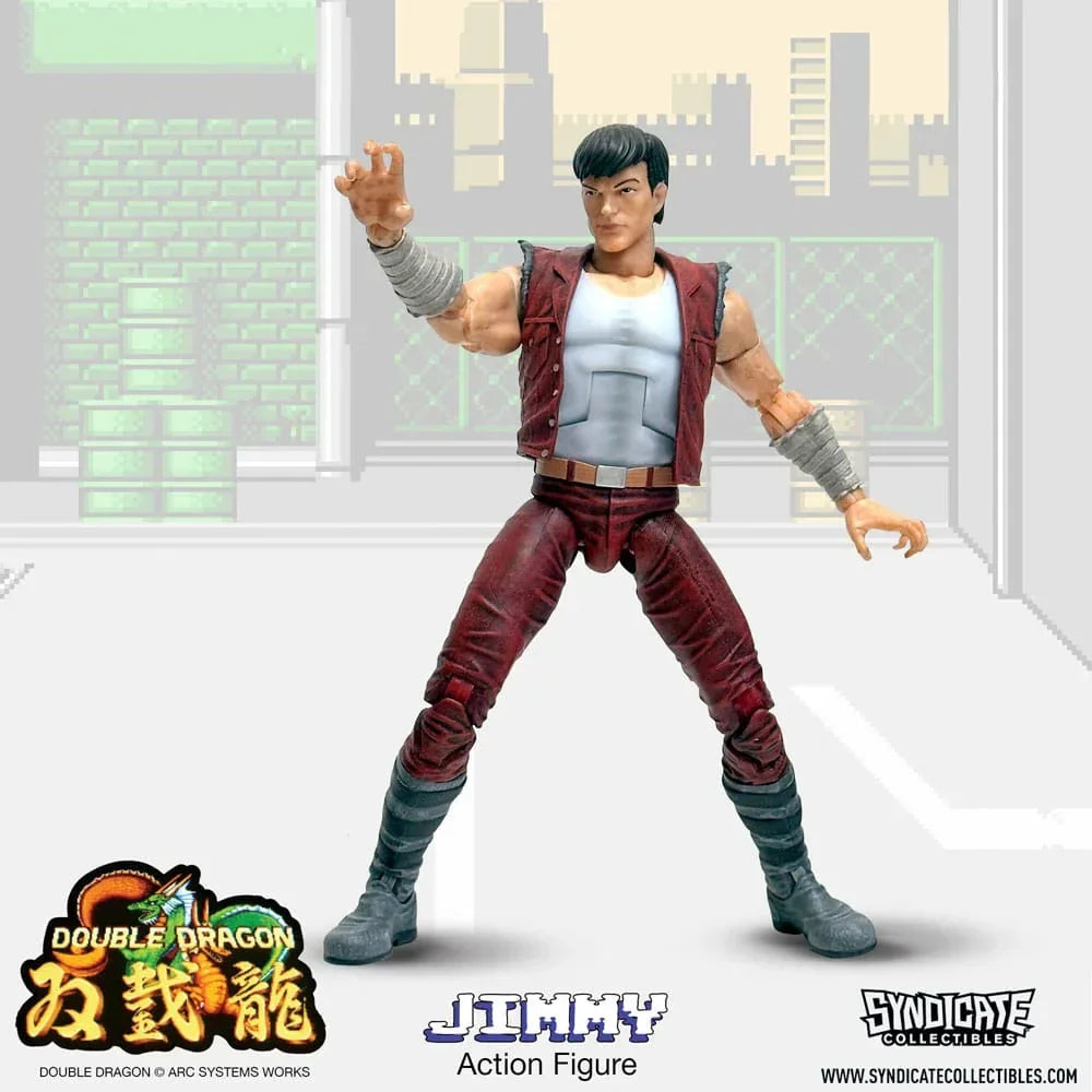 Double Dragon Deluxe Action Figure 1/12 Jimmy 18 cm Syndicate Collectibles