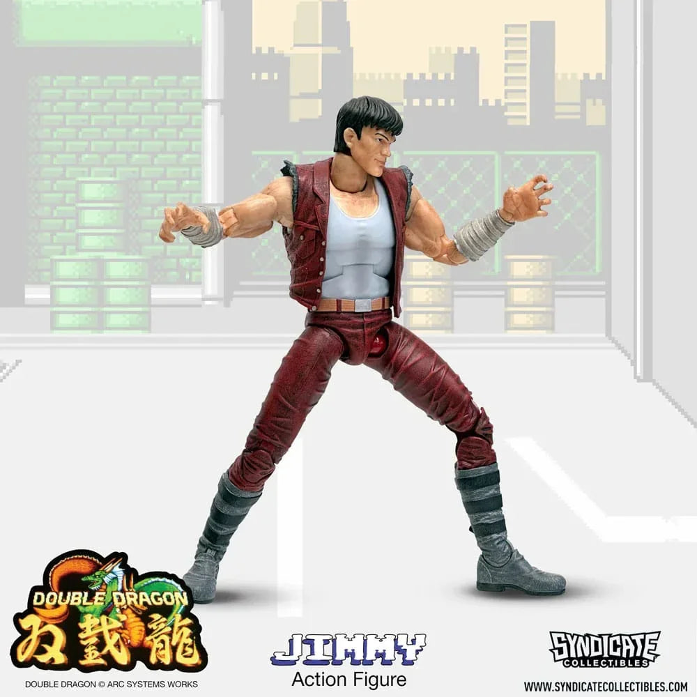 Double Dragon Deluxe Action Figure 1/12 Jimmy 18 cm Syndicate Collectibles