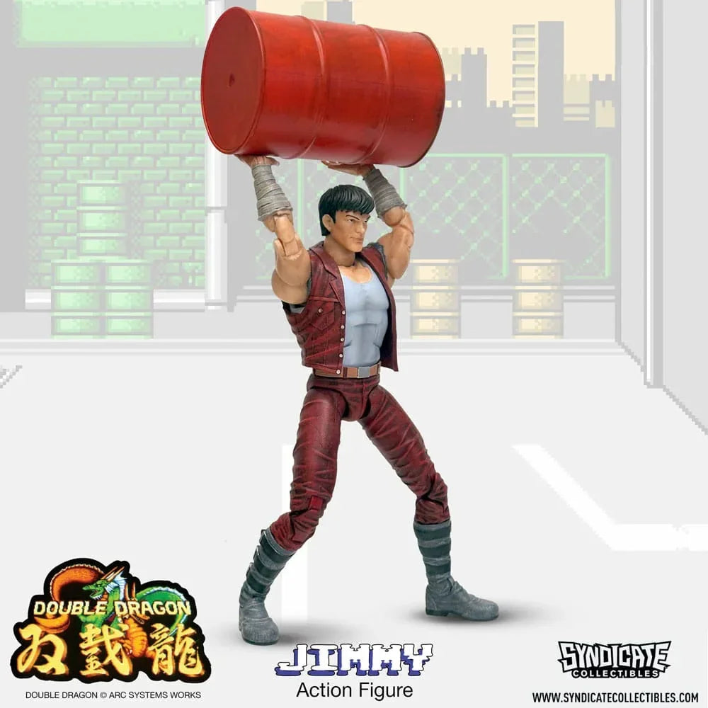Double Dragon Deluxe Action Figure 1/12 Jimmy 18 cm Syndicate Collectibles