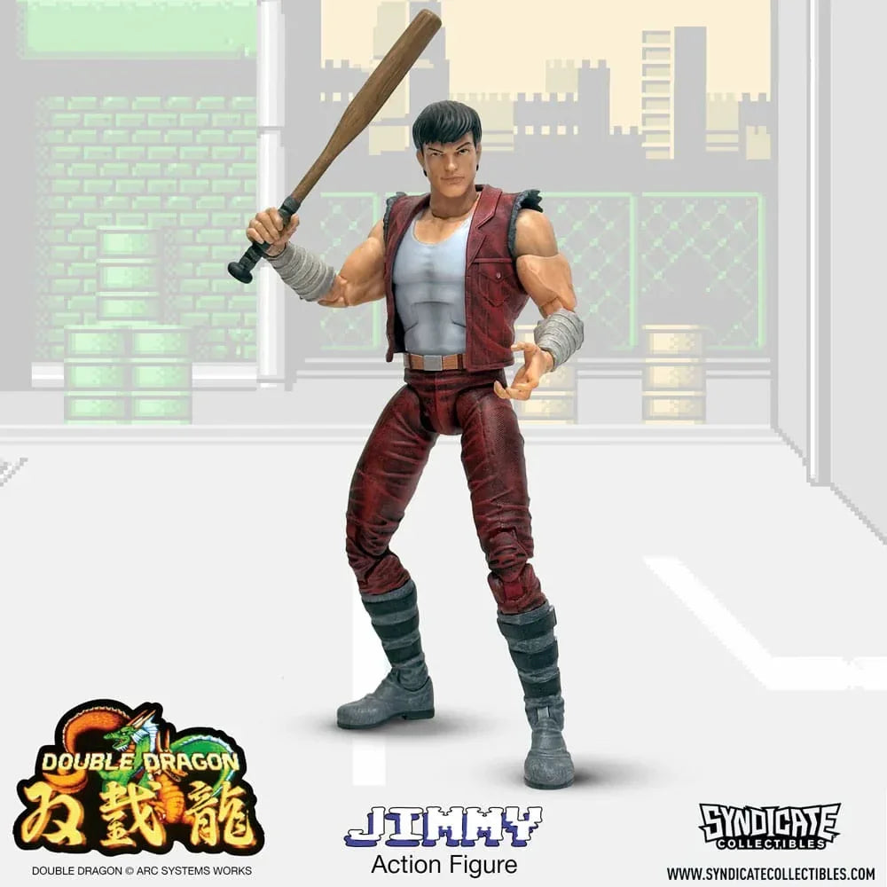 Double Dragon Deluxe Action Figure 1/12 Jimmy 18 cm Syndicate Collectibles