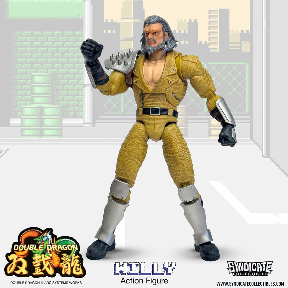 Double Dragon Deluxe Action Figure 1/12 Willy 18 cm Syndicate Collectibles