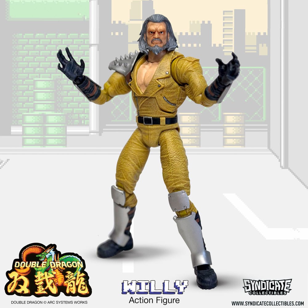 Double Dragon Deluxe Action Figure 1/12 Willy 18 cm Syndicate Collectibles