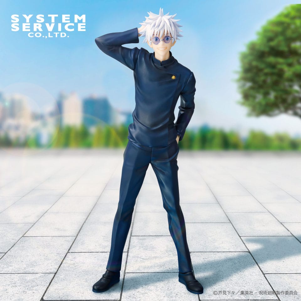 Jujutsu Kaisen Vivit PVC Figur Satoru Gojo: Tokyo Jujutsu High School Ver. 25 cm System Service