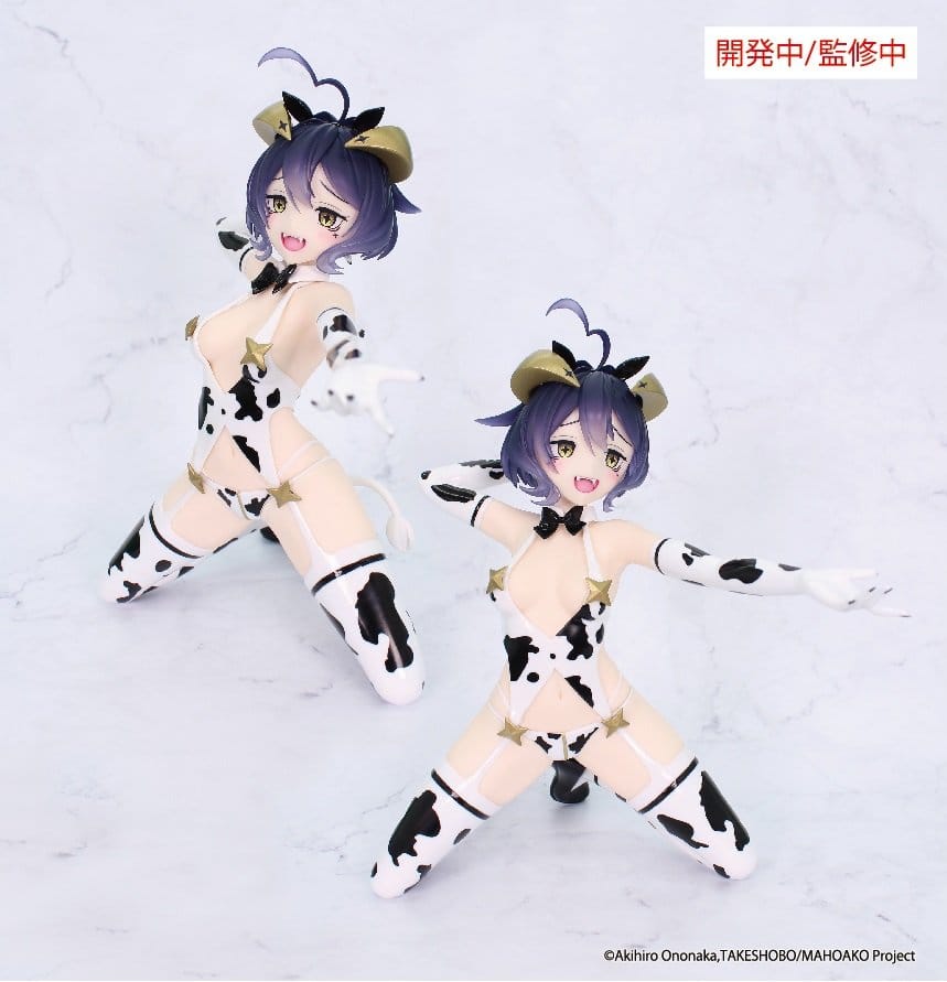 Figur från Gushing over Magical Girls i skala en sjundedels carat, PVC, Magia Evil Cow-mönster version, 17 cm hög