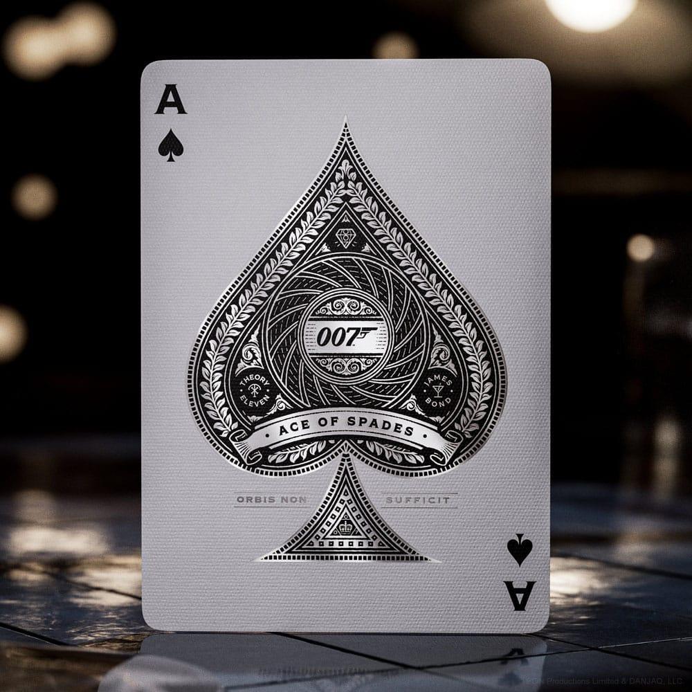 James Bond Playing Cards Silver Edition Theory11