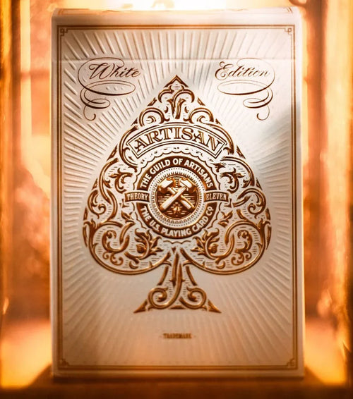 Artisan Playing Cards White - Premium Quality Deck Theory11