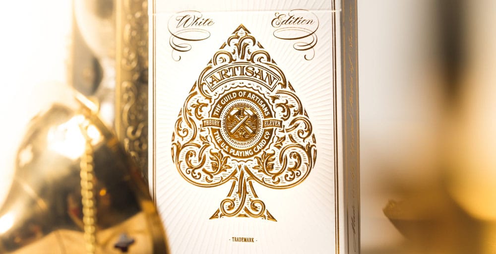 Artisan Playing Cards White - Premium Quality Deck Theory11