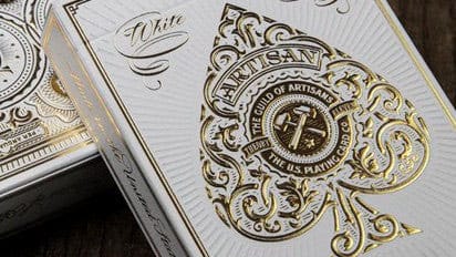 Artisan Playing Cards White - Premium Quality Deck Theory11