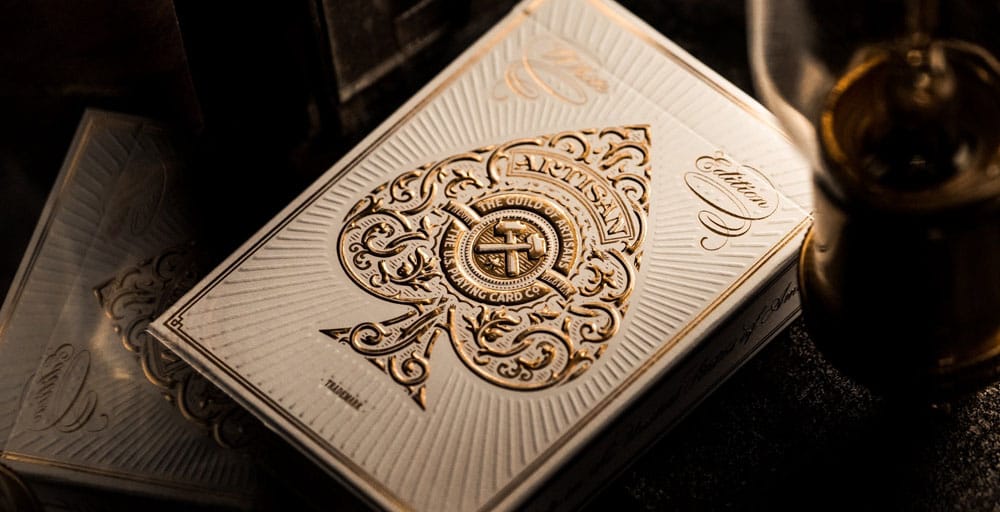 Artisan Playing Cards White - Premium Quality Deck Theory11