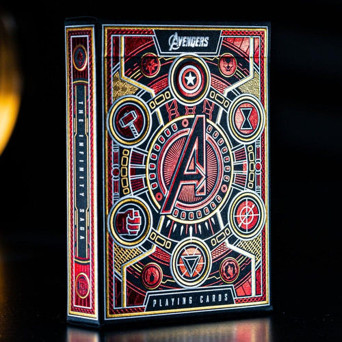 Avengers - The Infinity Saga Spelkort Röd Version Theory11