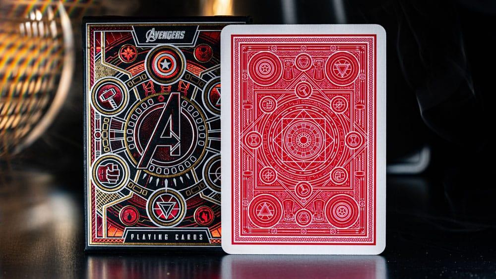 Avengers - The Infinity Saga Spelkort Röd Version Theory11