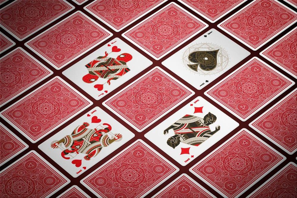 Avengers - The Infinity Saga Spelkort Röd Version Theory11