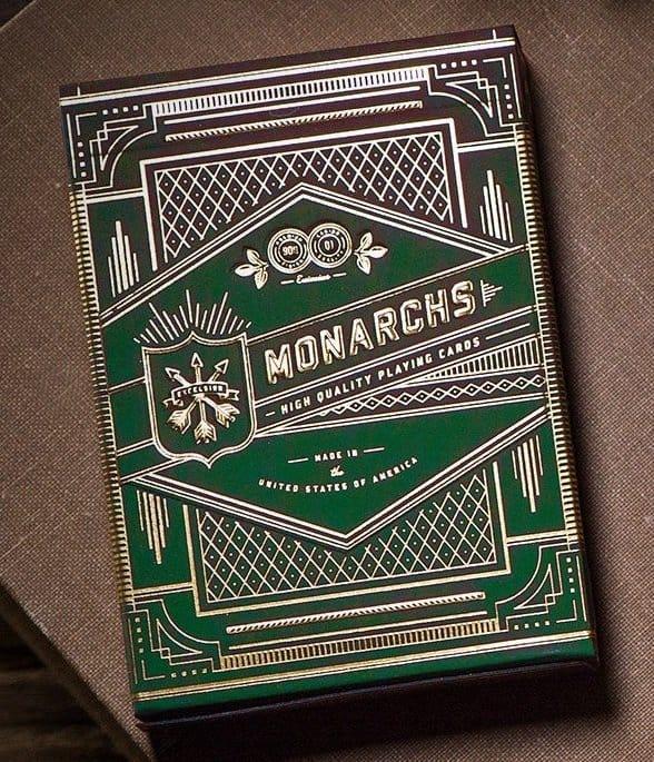 Theory 11 Spelkort Monarch Green Theory11