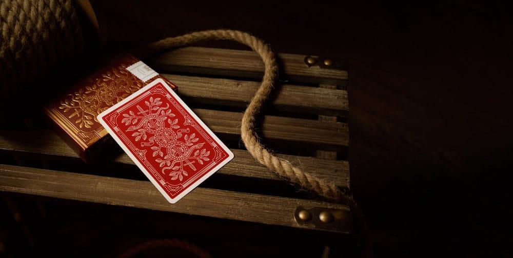 Monarchs Playing Cards Red - Premium Spelkort i Röd Theory11