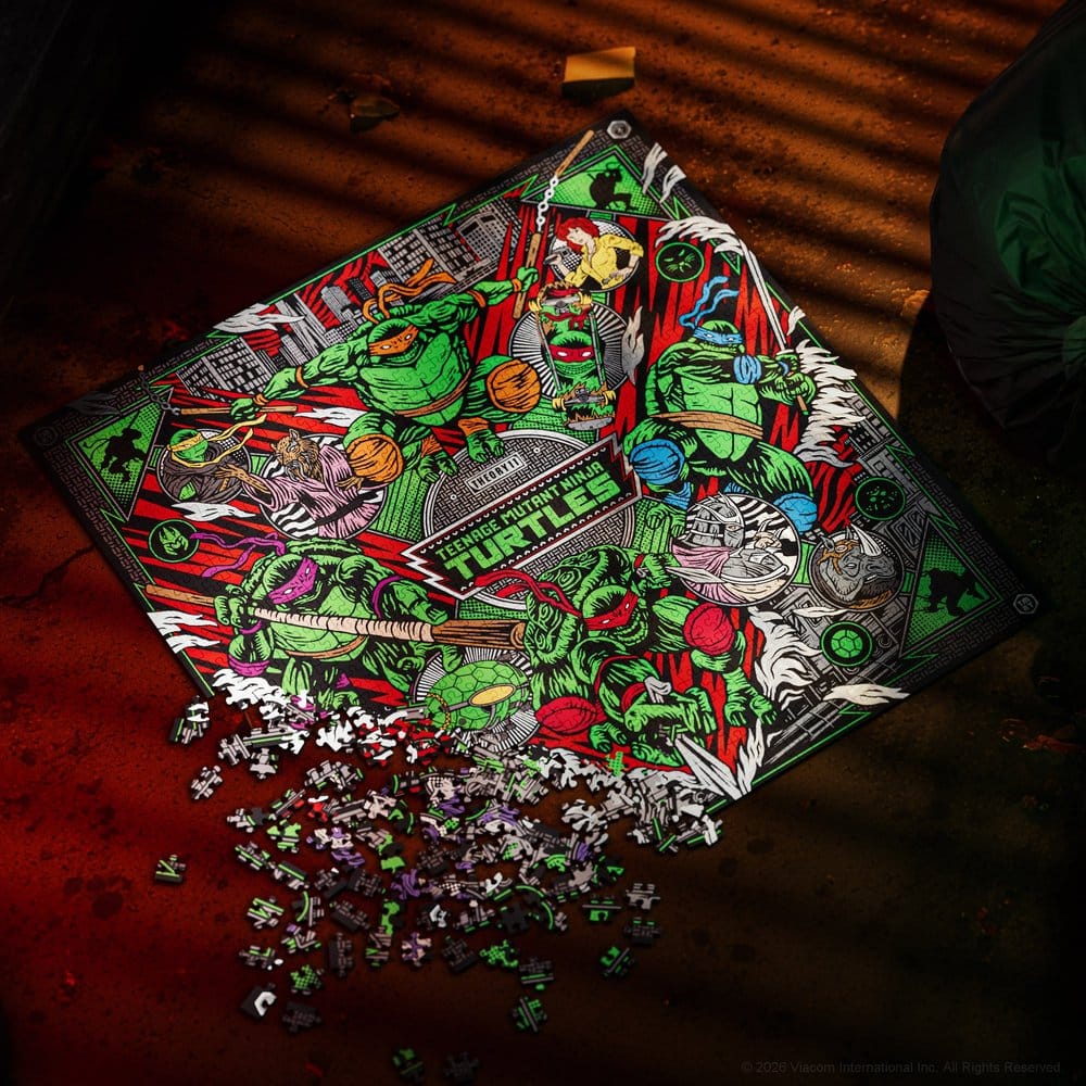 Teenage Mutant Ninja Turtles tredimensionellt pussel med 1000 bitar