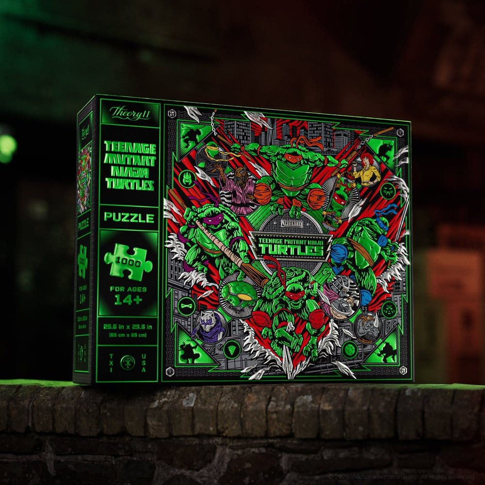Teenage Mutant Ninja Turtles tredimensionellt pussel med 1000 bitar